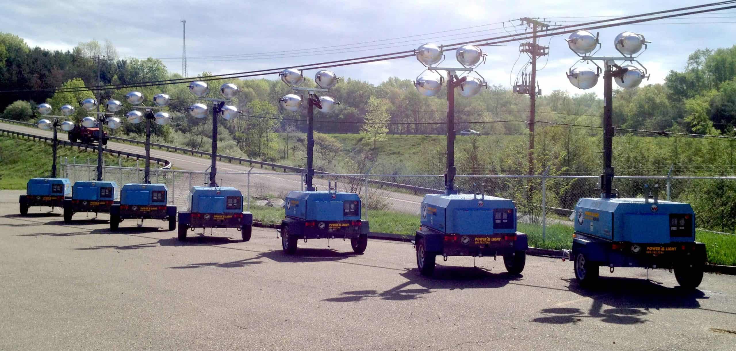Light Towers and Gensets Rentals-Rain for Rent